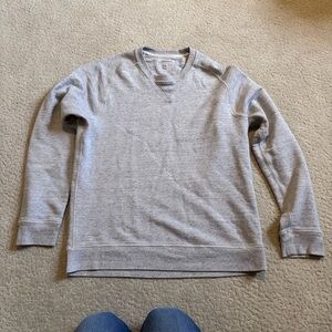 Current Elliot French Terry Crew Neck Sweatshirt Ash Gray Medium Made in USA